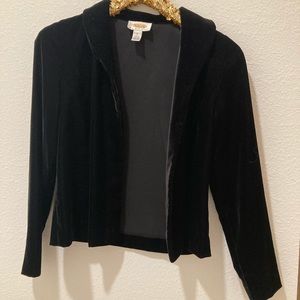 Talbots velvet jacket
